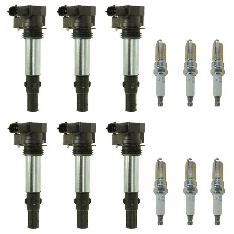 6X Ignition Coils & Spark Plugs for Cadillac Buick Saab 9-3 (2003–2011) UF375