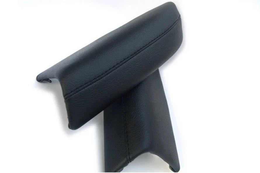 Door Armrest Panel Cover for Acura TLX (2015–2020) Black PVC Leather