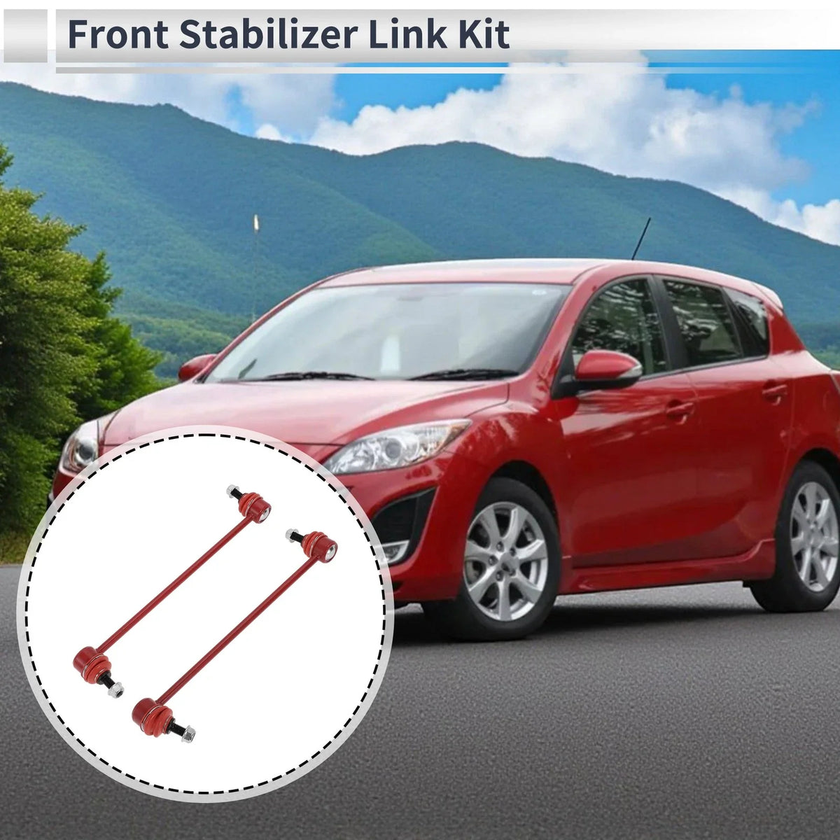Front Stabilizer Bar Links for Mazda 3 (2010–2013) No.K750554, Set of 2