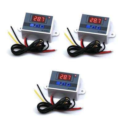Temperature Monitoring System with 3 Digital Controllers for
