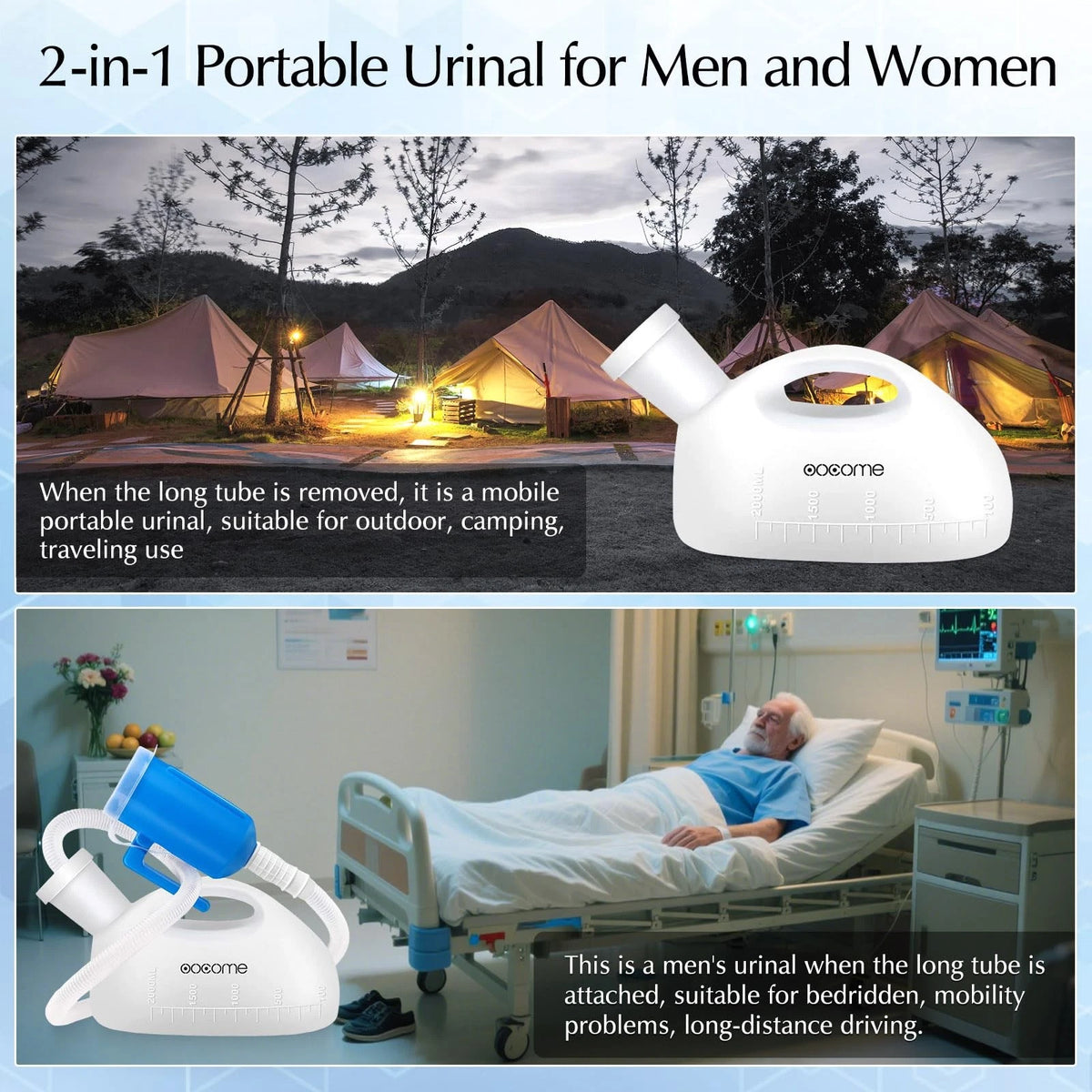 Portable Urinal for Men (Pack of 1)