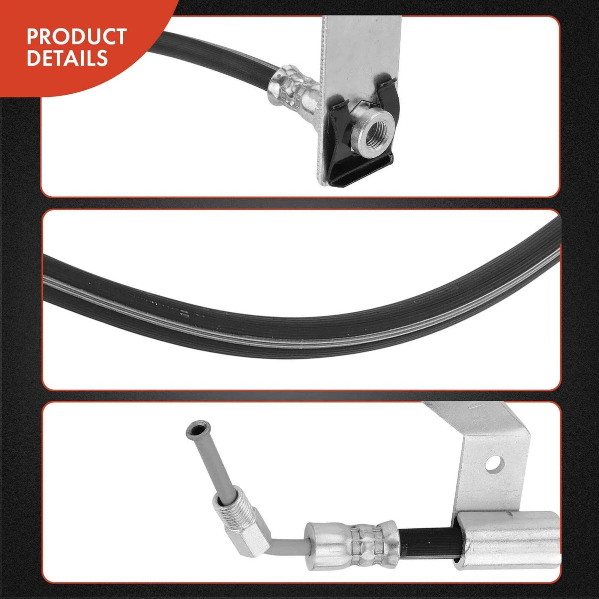 2X Rear Brake Hydraulic Hose for Chrysler Sebring (1996–2000)
