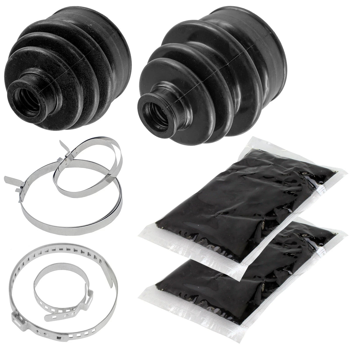 Rear Axle Inner Outer CV Boot Kit for Yamaha Grizzly 450 (2011–2014) BO126+BO144