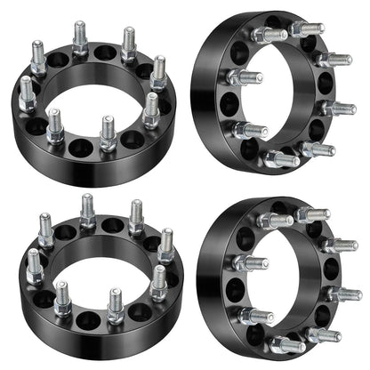 2" 8x6.5 Wheel Spacers for Ford F-250 F-350 (1988–1998) 9/16" Studs 8-Lug