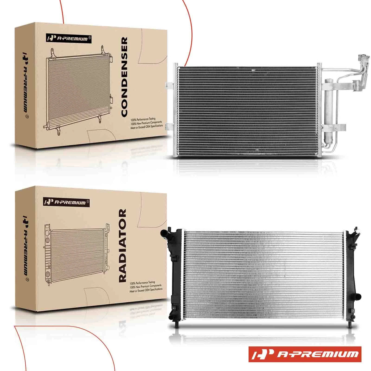 Cooling Kit for Mazda 5 L4 2.5L (C51361480A, C51361480B, LFYA15SB0)