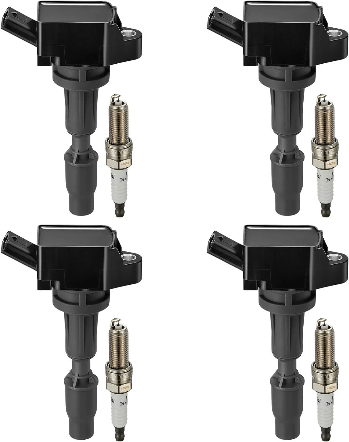 Ignition Coil & Iridium Spark Plug Set of 4 for 2016-2018 Kia Sorento 2.0L (2016–2018)