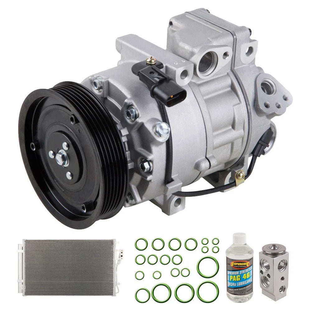 A/C Kit for Kia Sorento V6 (2012–2015) - AC Compressor, Condenser, Drier - 61-89319R6, 1021331, 10-21331