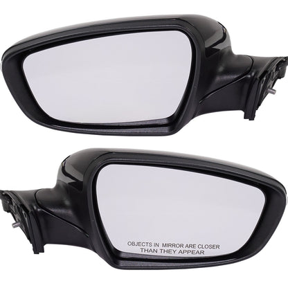Set of 2 Power Heated Turn Signal Mirrors for Kia Forte (2014–2016)