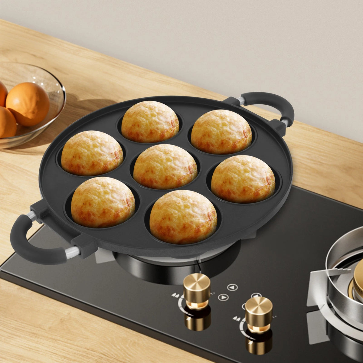 Takoyaki Pan for Octopus Balls (Non-Stick)