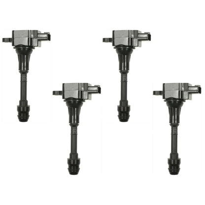 Set of 4 Ignition Coils for Nissan Altima X-Trail Sentra (2002–2006)
