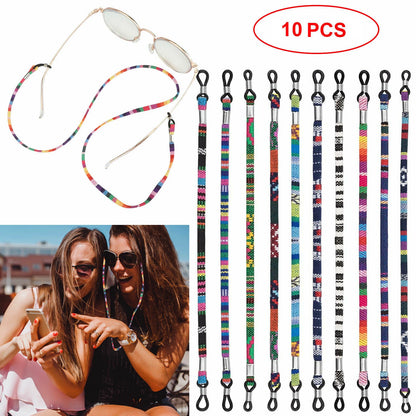 10Pcs Eyeglass Neck Strap Lanyard Holder for Sunglasses