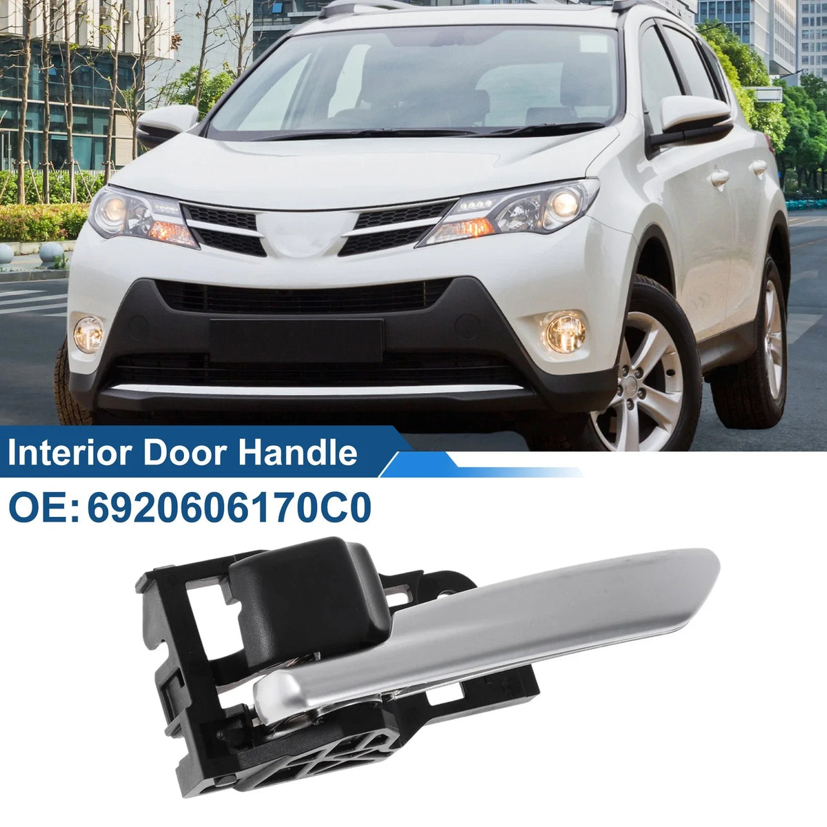 Front Passenger Side Interior Door Handle for Toyota RAV4 (2019–2022) No. 6920606170C0