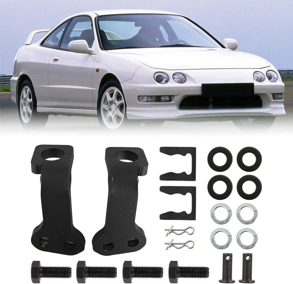 Rear Disc E-Brake Cable Bracket w/ Mounting Kit for Honda Acura Integra Civic