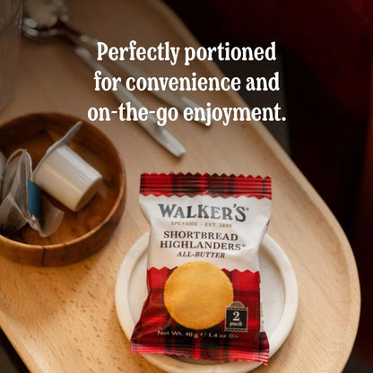 Pack of 18 Shortbread Highlanders Pure Butter Cookies