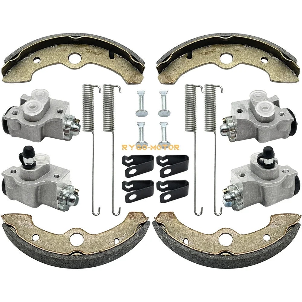 Set of 4 Front Brake Wheel Cylinders w/Shoes for Yamaha Big Bear 350 (1998–2006)
