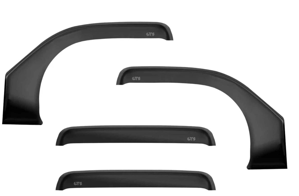 Set of 4 Bubble Rain Guards for Silverado Sierra 2500 3500 (2014–2019) 82742S