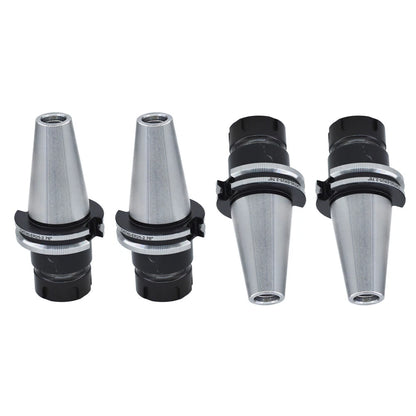 4X CAT40 ER25 Collet Chuck Tool Holder Set - 2.76" Gage Length