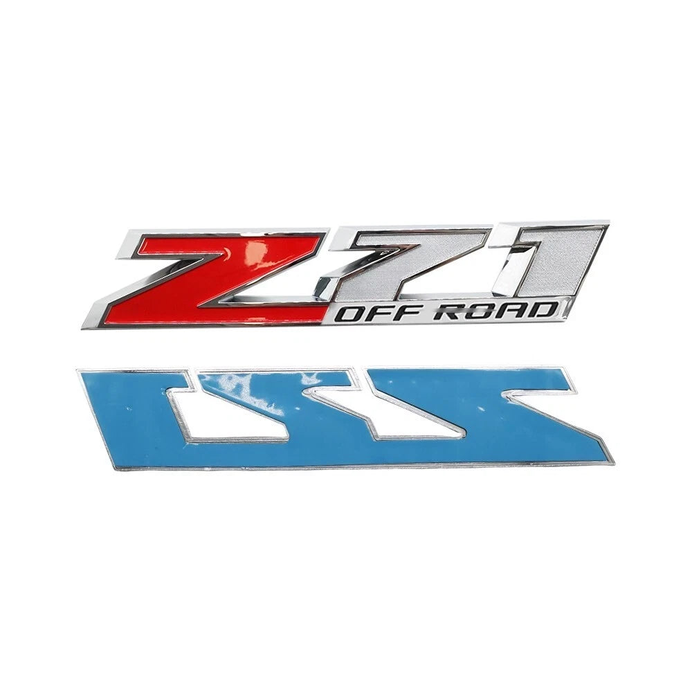 2Pcs Z71 Off Road 3D Fender Emblem Badge for Silverado Tahoe (2014–2023) 23465289, 84126998