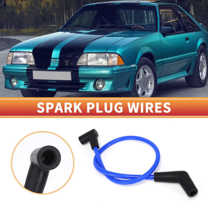 10X Spark Plug Wire Ignition Coil Cable for Ford F-150 (1979–1995) 5.0L 5.8L