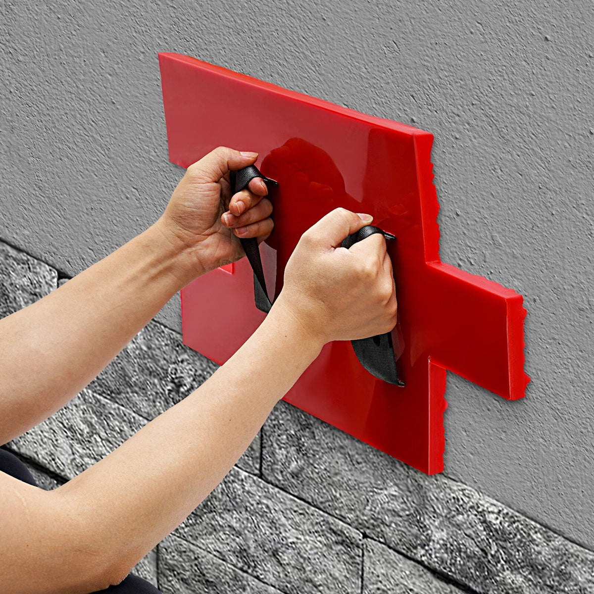 Set of 4 Concrete Stamps Mats for Wall & Floor (22"x12")