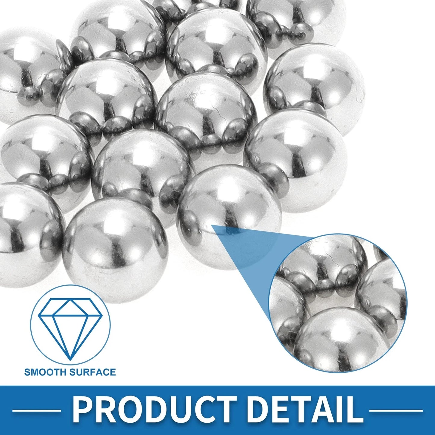 20 Pcs 12mm Steel Bearing Balls G16 Precision for Various Applications