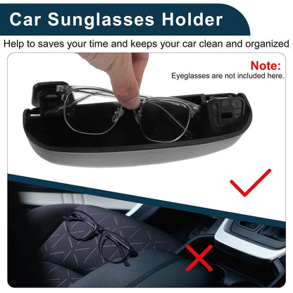 Sunglasses Case for Ford Everest (2015–2021) Eyeglasses Holder Black