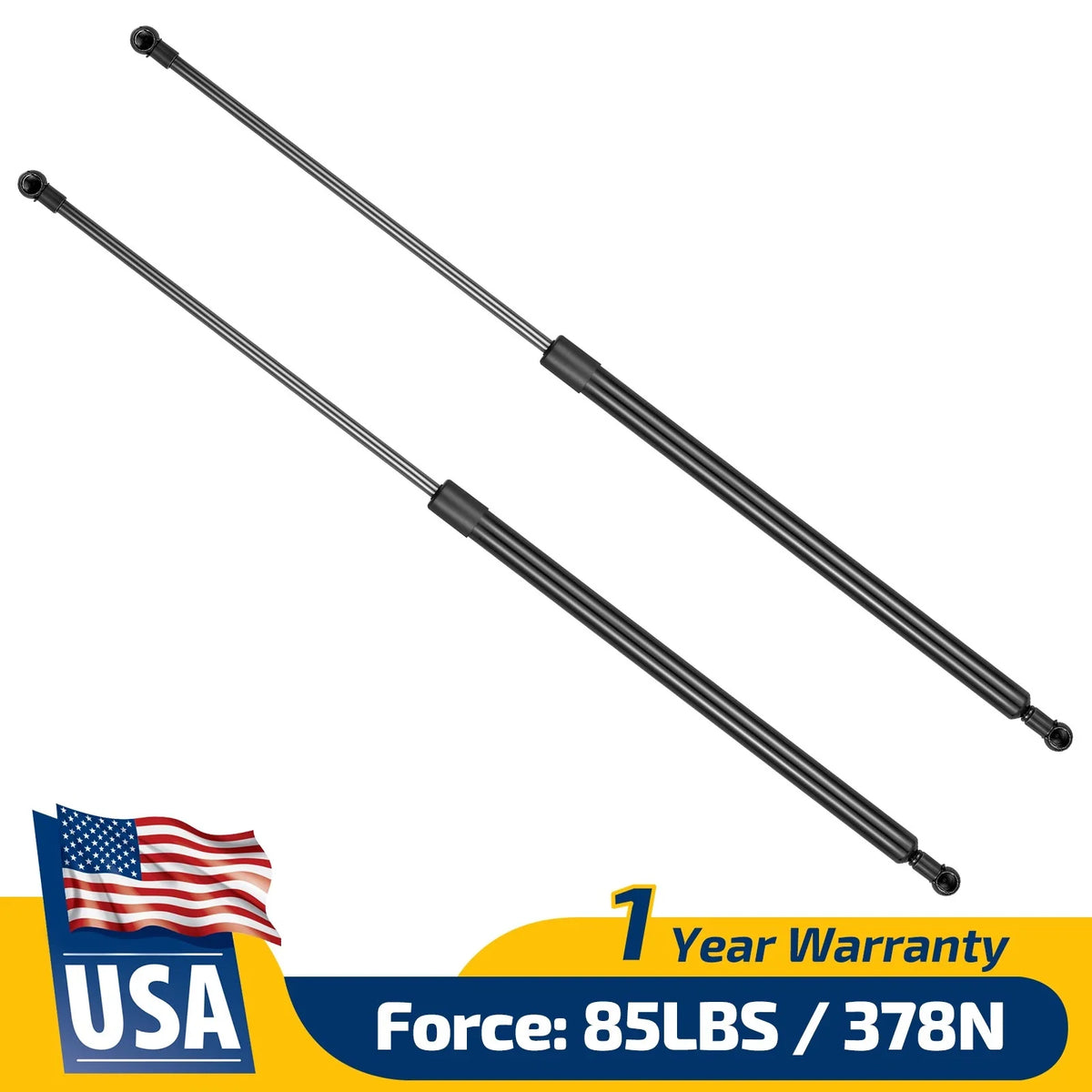 Pair of 29.5 Inch Gas Struts for Tonneau Cover and Camper Shell (030359)
