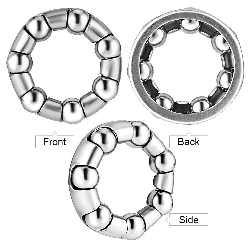 Set of 4 Bicycle Wheel Bearing Retainers 5/21 Inch X 7 Balls