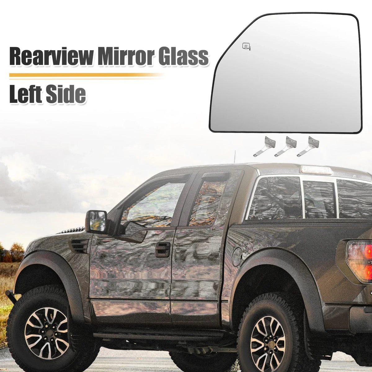 Heated Towing Mirror Glass for Ford F150 (2015–2023)