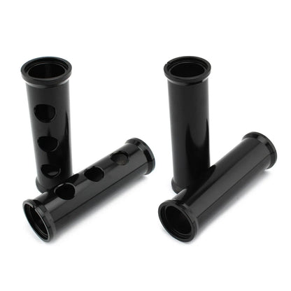 2X Front Fork Covers for Harley 883 1200 (2000–2021) Aluminum Black