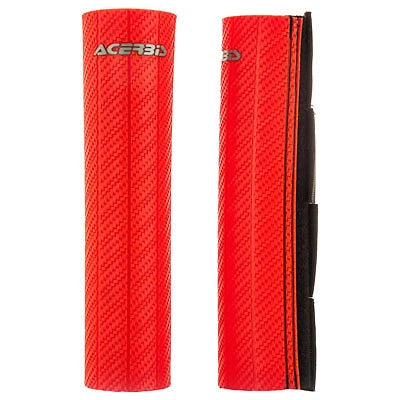 Acerbis Upper Fork Guards for Honda XR250L (1991–1996) - Red