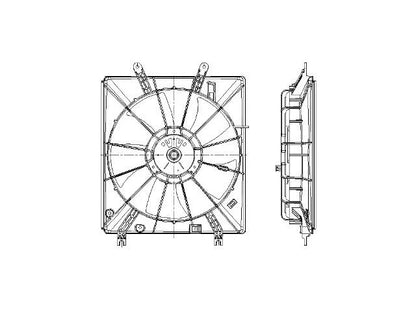 Auxiliary Fan Assembly for Acura TL (2004–2006) 36549ZJQC
