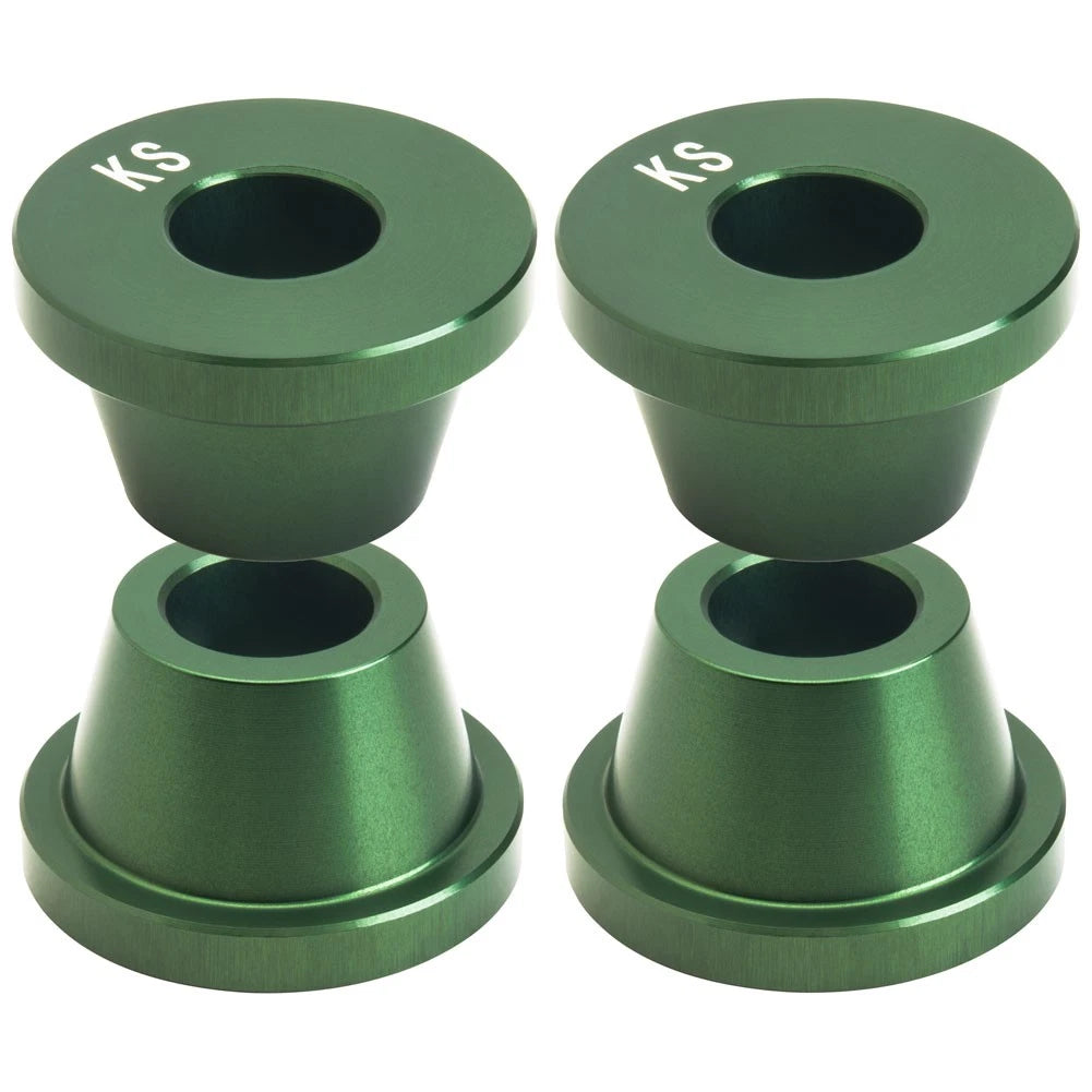 Tusk Solid Handlebar Mounts Green for Suzuki (RM-0321-G)
