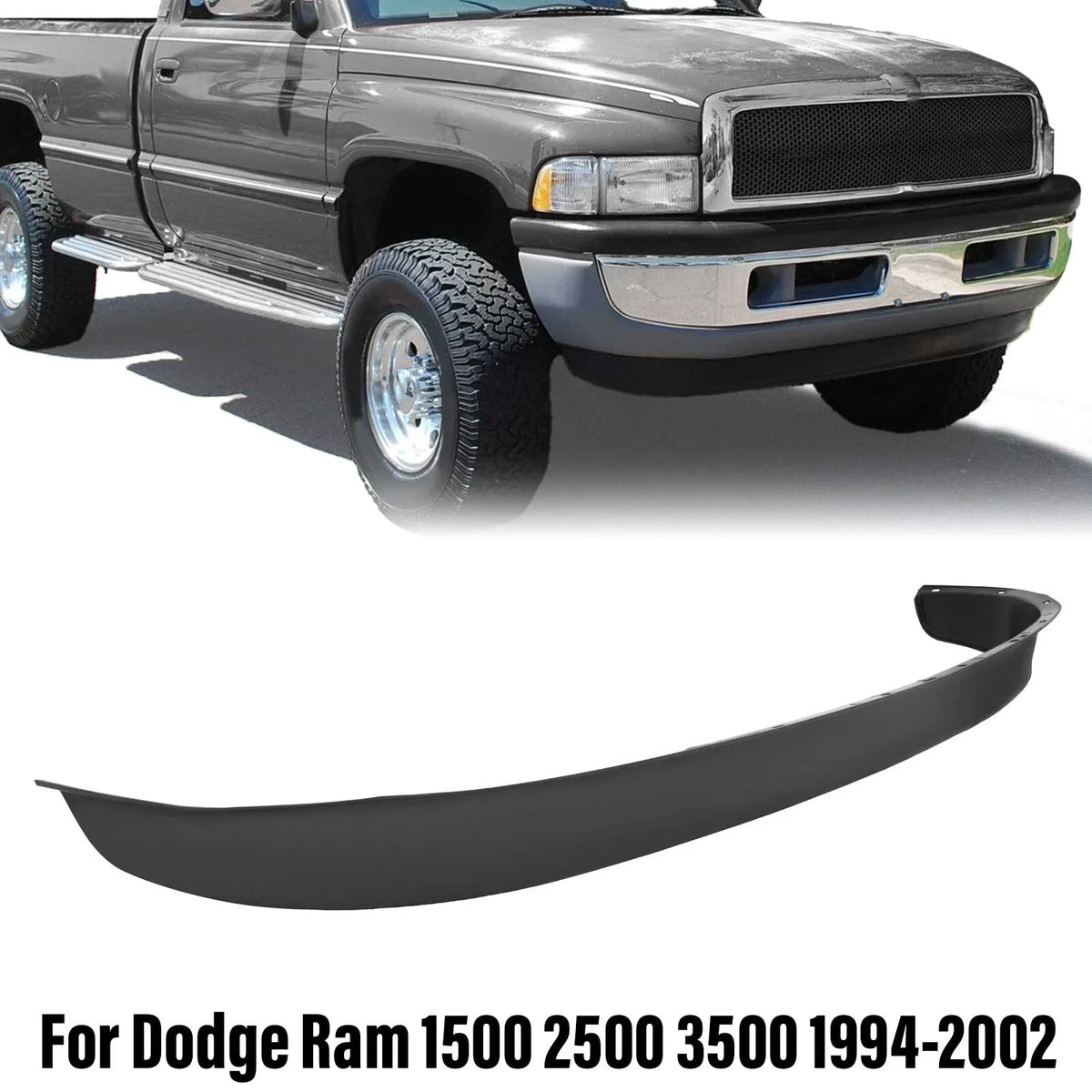 Front Bumper Lower Valance Air Deflector for Dodge Ram 1500 2500 3500 (1994–2002)
