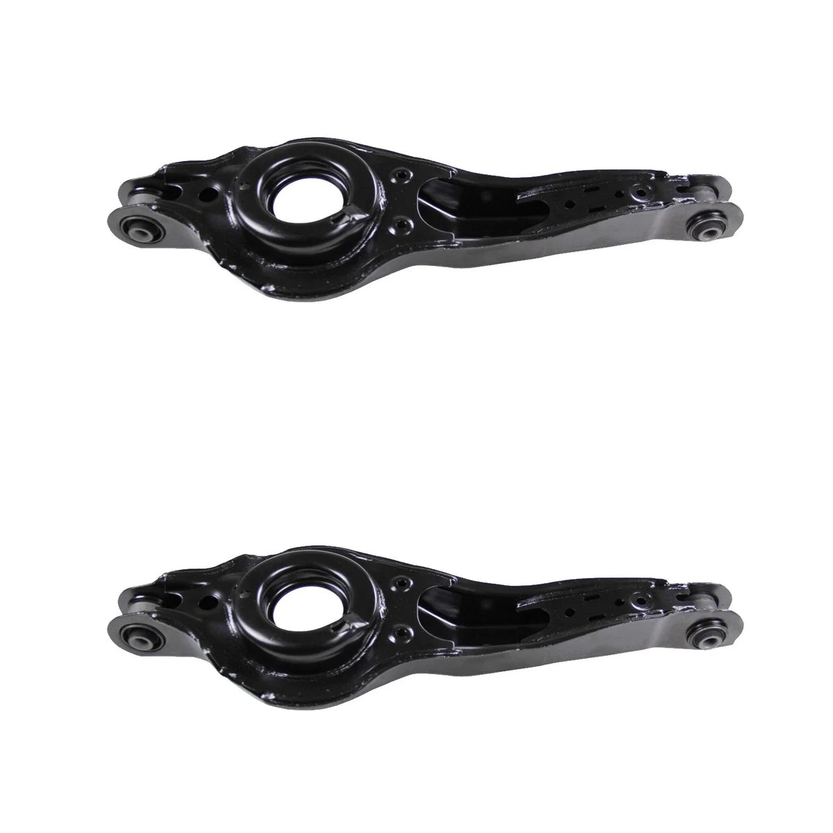 2X Moog Rear Lower Rearward Suspension Control Arm Set for Mazda 3 Sport (2004–2013)