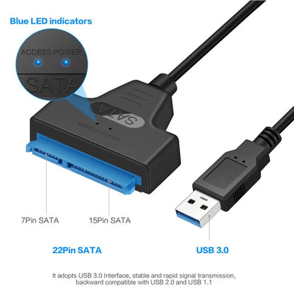 USB 3.0 to 2.5" SATA III Hard Drive Adapter Cable for