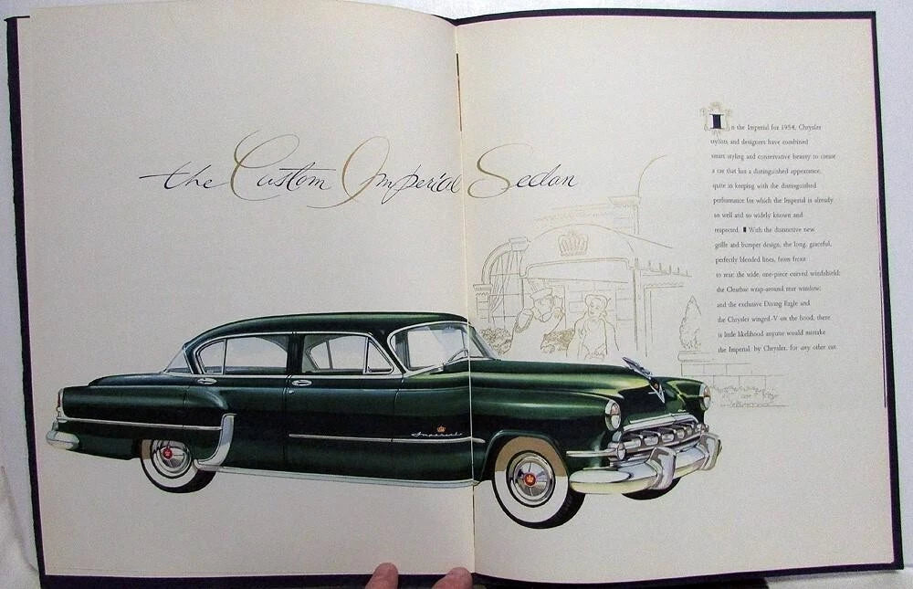 Prestige Color Sales Brochure for Chrysler Imperial (1954)
