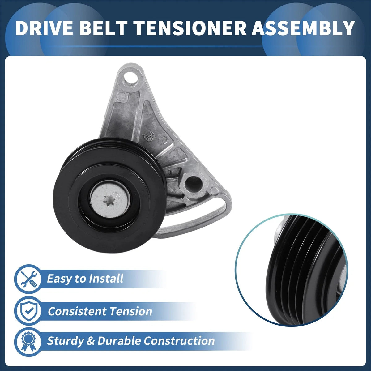Belt Tensioner for Audi A6 (1994–2005) No. 58260511 Metal