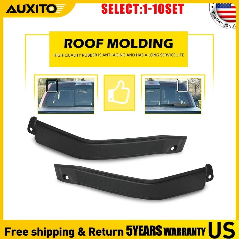 Set of 2 Upper Cab Corner Roof Trim Molding for Ford F-150 (2009–2014)