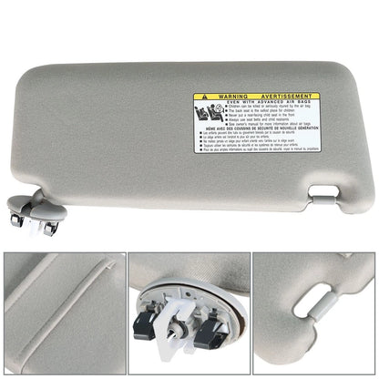 1PC Gray Sun Visor for Toyota Camry (2007–2011) with Sunroof and Light