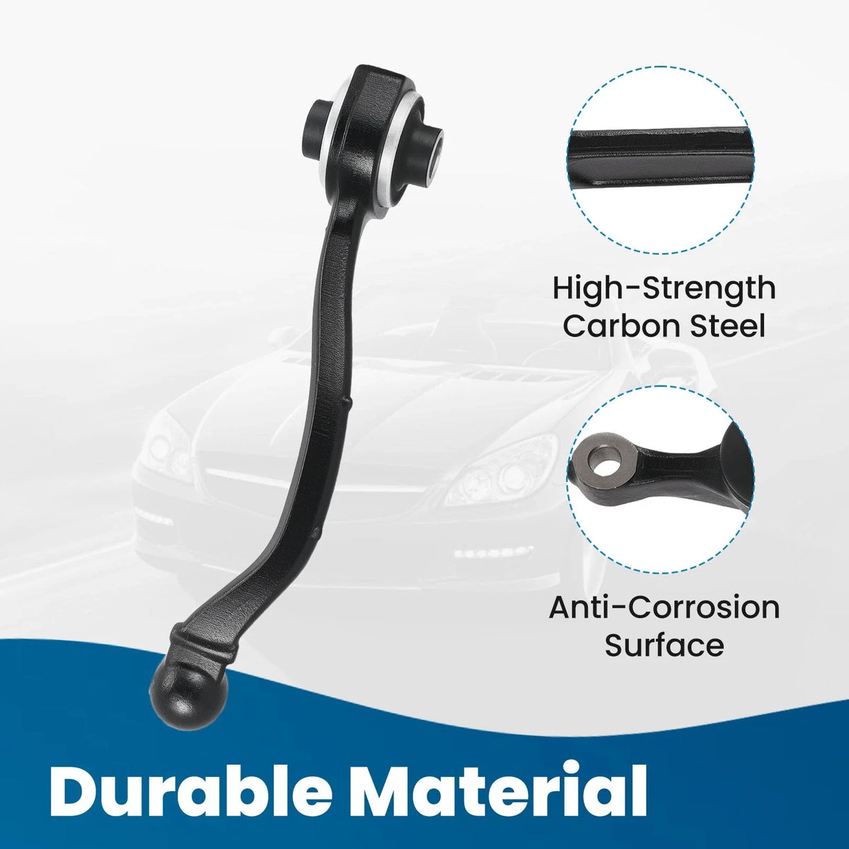 Front LH Lower Control Arm for Mercedes C240 C32 CLK500 CLK350 SLK350 (2001–2009)