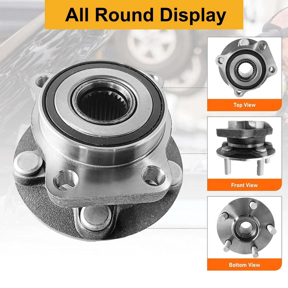 Set of 2 Front Wheel Bearing Hub Assembly for Subaru Forester Impreza XV Crosstrek (2014–2021)
