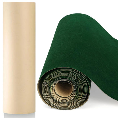 Green Self Adhesive Felt Fabric 105" L X 14.2" W Peel and Stick