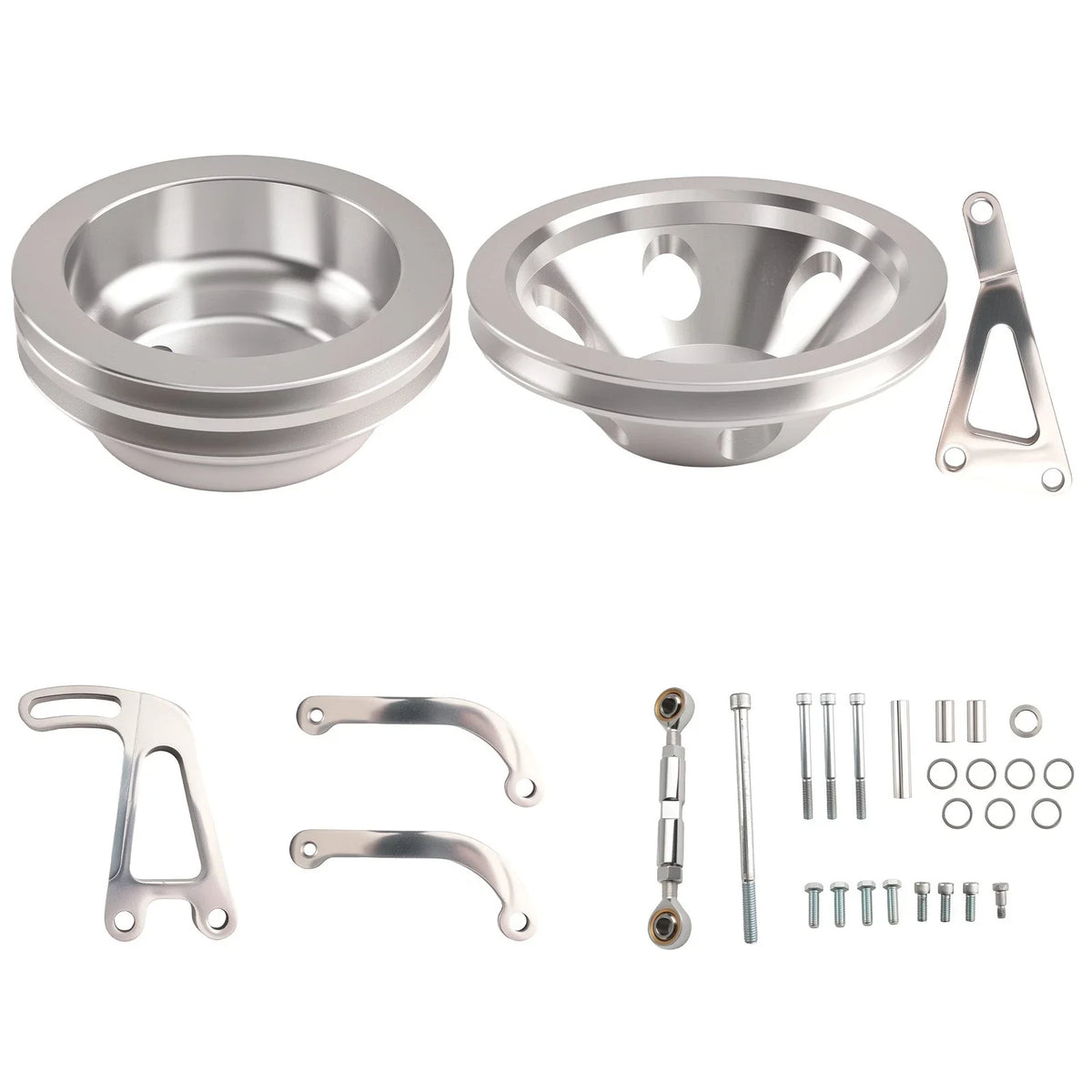 Engine Pulley Combo Kit for Chevy 283-305-327-350 (1963–1987)