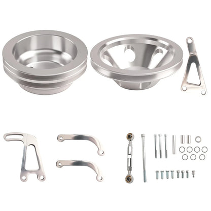 Engine Pulley Combo Kit for Chevy 283-305-327-350 (1963–1987)