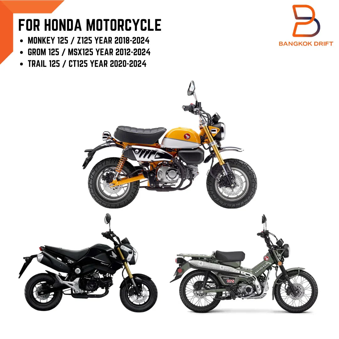 Silver Cam Gear Cover Cooling Plate for Honda Monkey Z Grom MSX CT 125