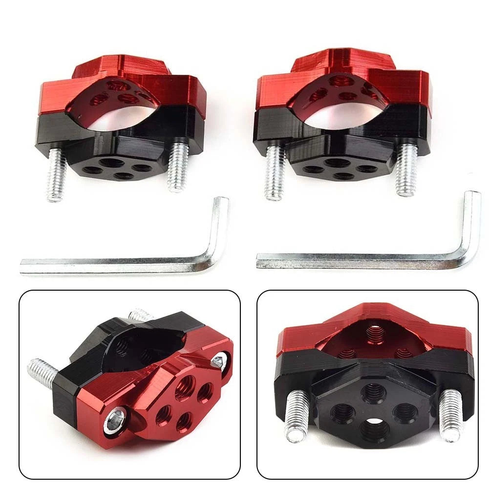 Headlight Spot Light Turn Signals Holder Mount Bracket Fork Clamps for Motorcycle
