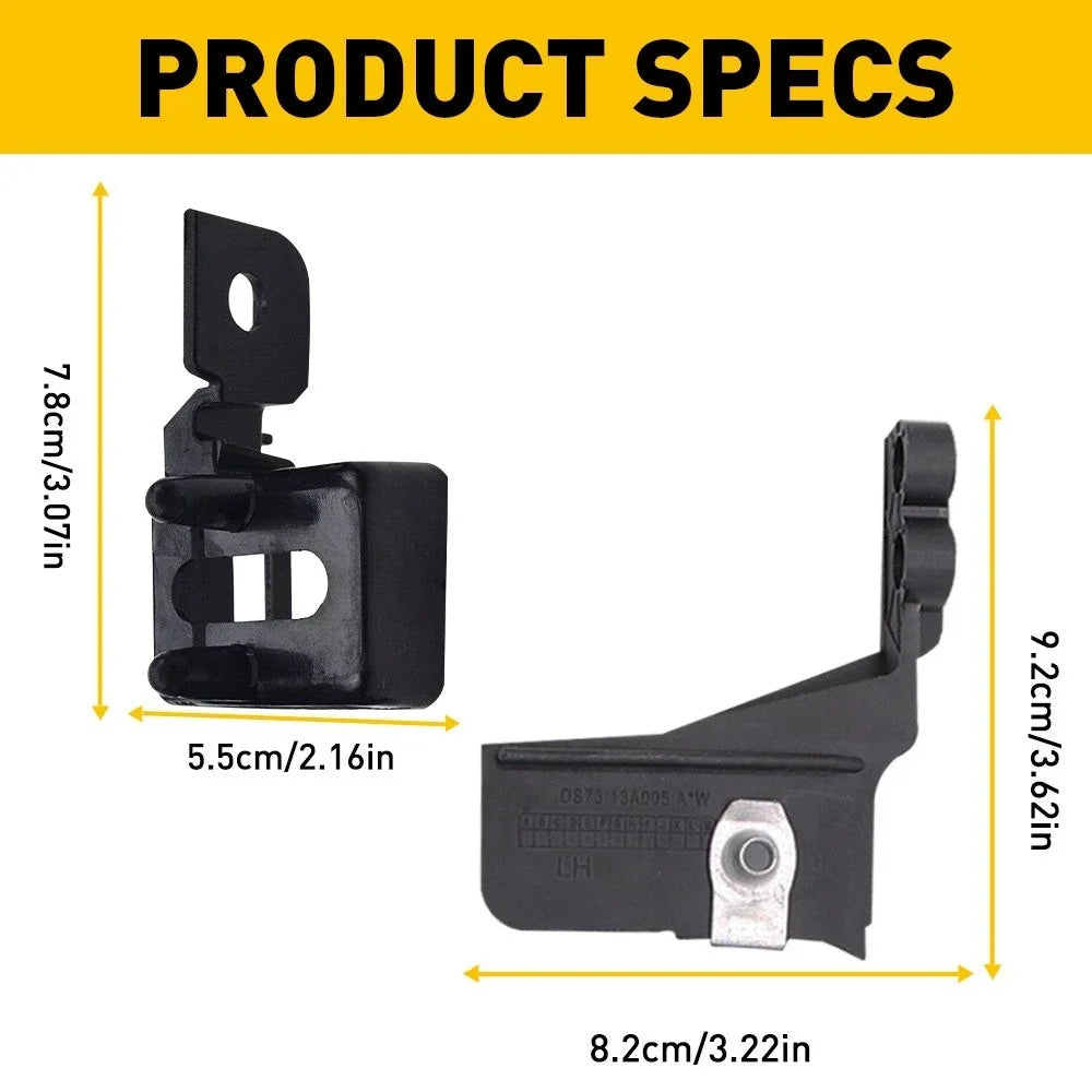 Set of 4 Headlight Lamp Mount Bracket for Lincoln MKZ Ford Fusion (2013–2016)