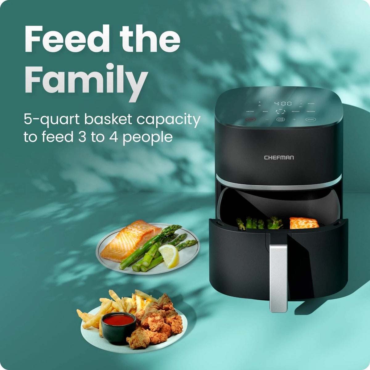 4-in-1 Air Fryer for Chefman TurboX (5 Quart)