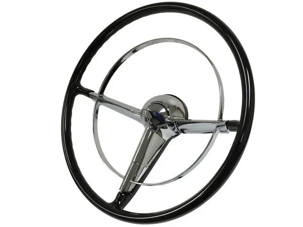 Restomod Steering Wheel with Horn Button for 1955–1956 Chevy Bel Air